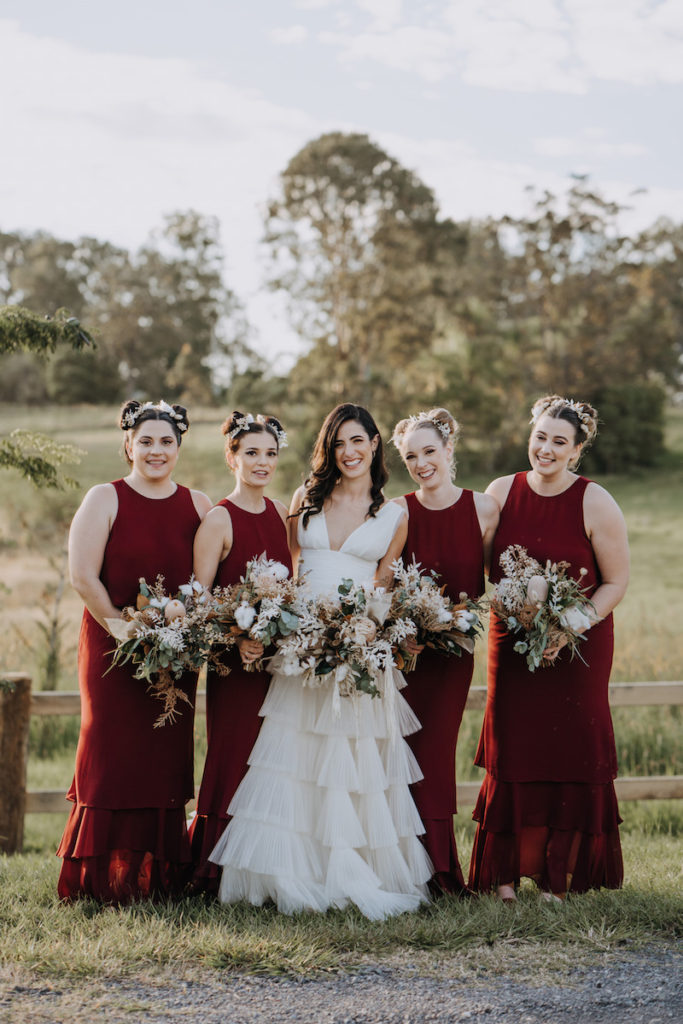 Yandina Station Wedding Flowers Nat and Tom