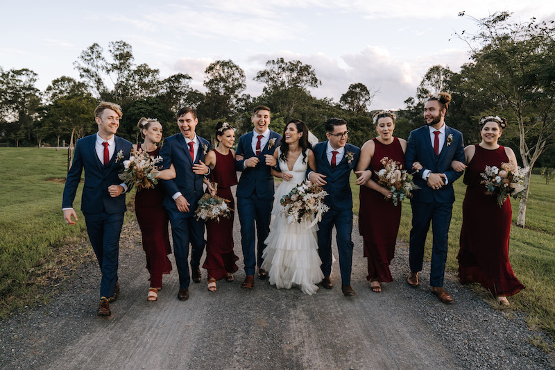 Yandina Station Wedding Flowers Nat and Tom