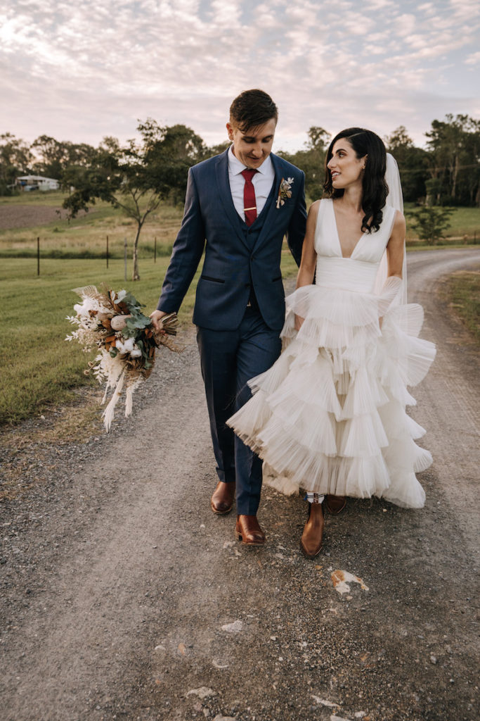 Yandina Station Wedding Flowers Nat and Tom