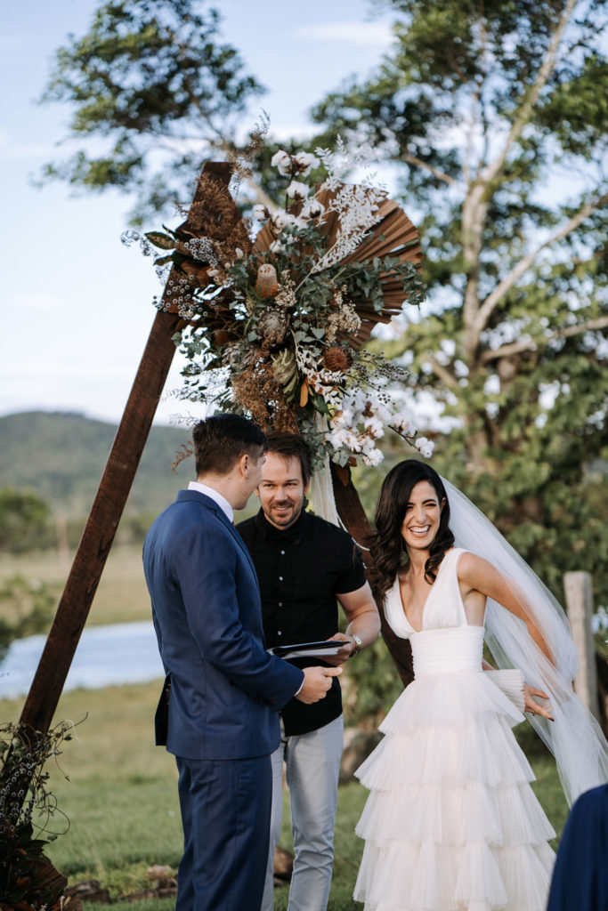 Yandina Station Wedding Flowers Nat and Tom