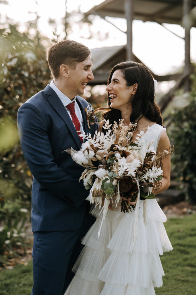 Yandina Station Wedding Flowers Nat and Tom