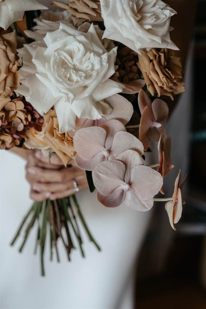 DIY Paper Flower Wedding Bouquet